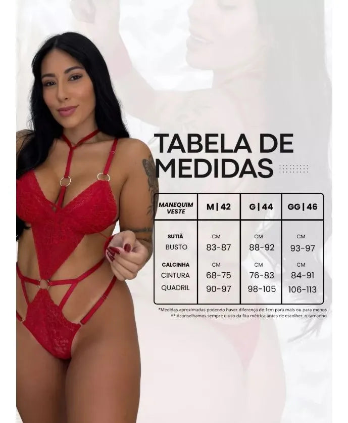 Conjunto Lingerie Algema Calcinha Sutia Sem Bojo