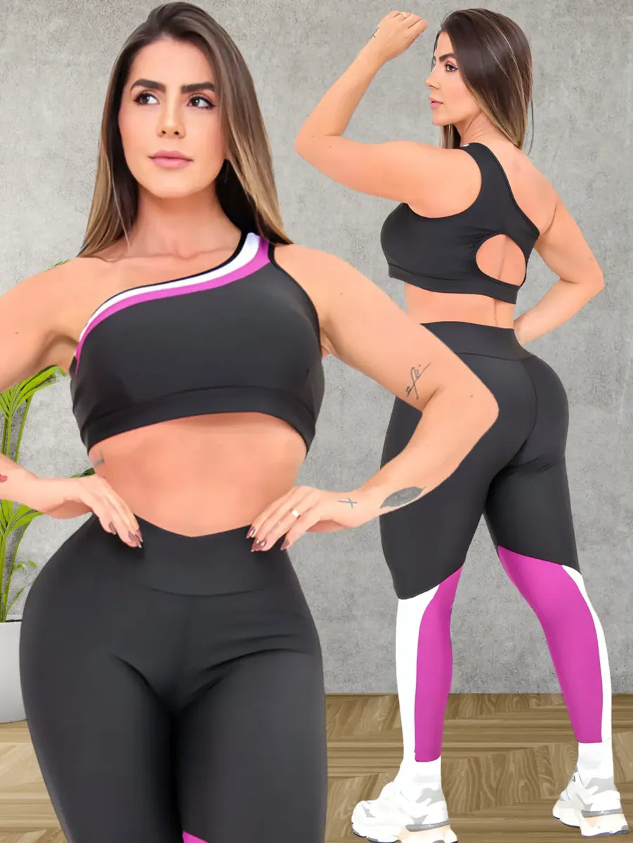 Conjunto Fitnes Legging Zero Tranparência