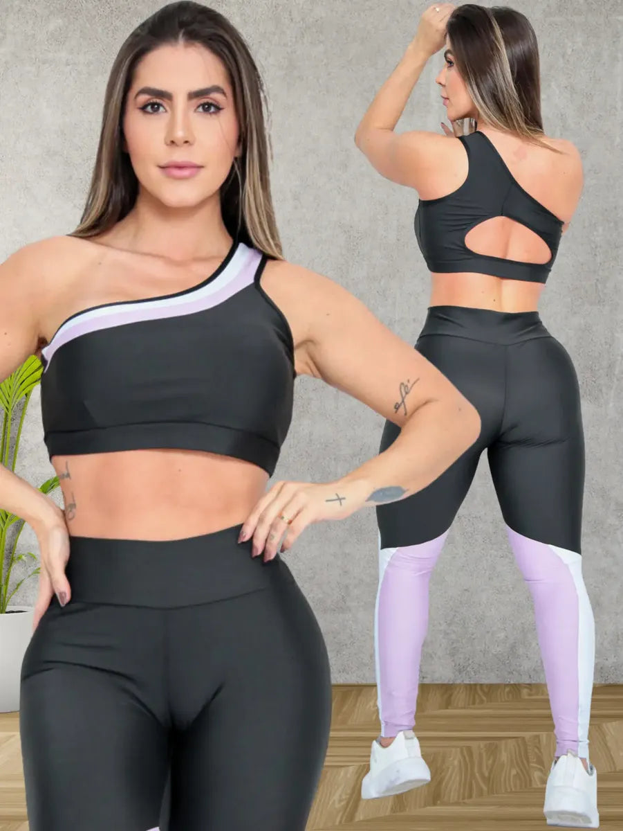 Conjunto Fitnes Legging Zero Tranparência