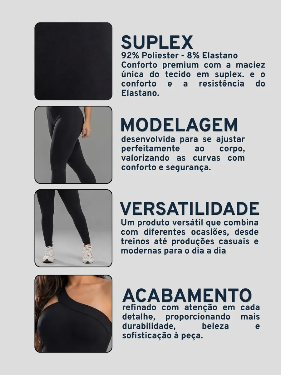 Macacão Fitness Academia Modela Corpo Treino Confortável