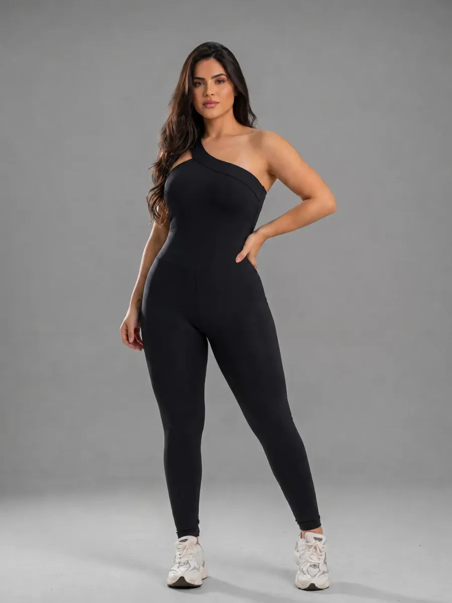 Macacão Fitness Academia Modela Corpo Treino Confortável