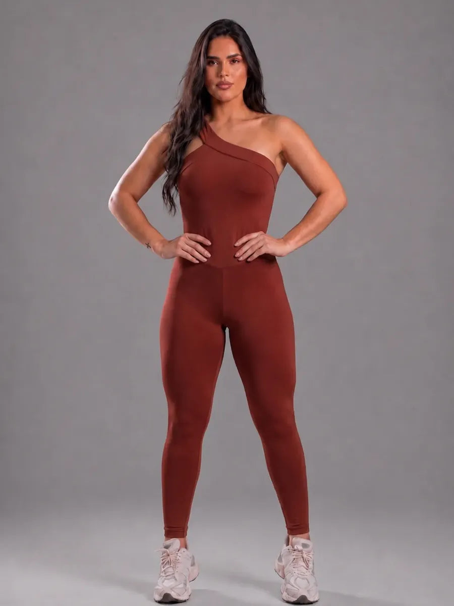 Macacão Fitness Academia Modela Corpo Treino Confortável