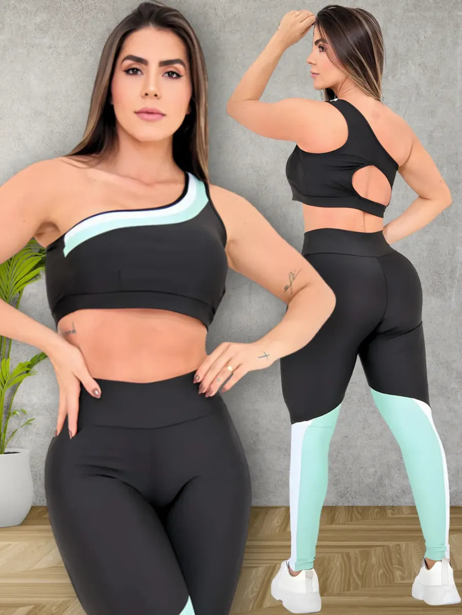Conjunto Fitnes Legging Zero Tranparência