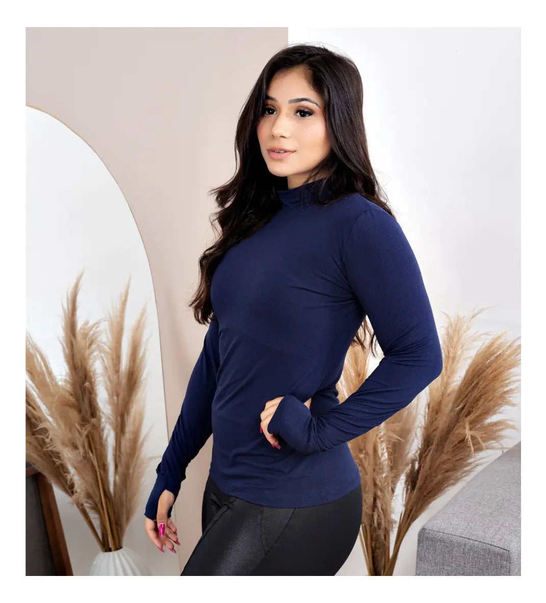 Blusa Feminina Gola Alta Cacharrel