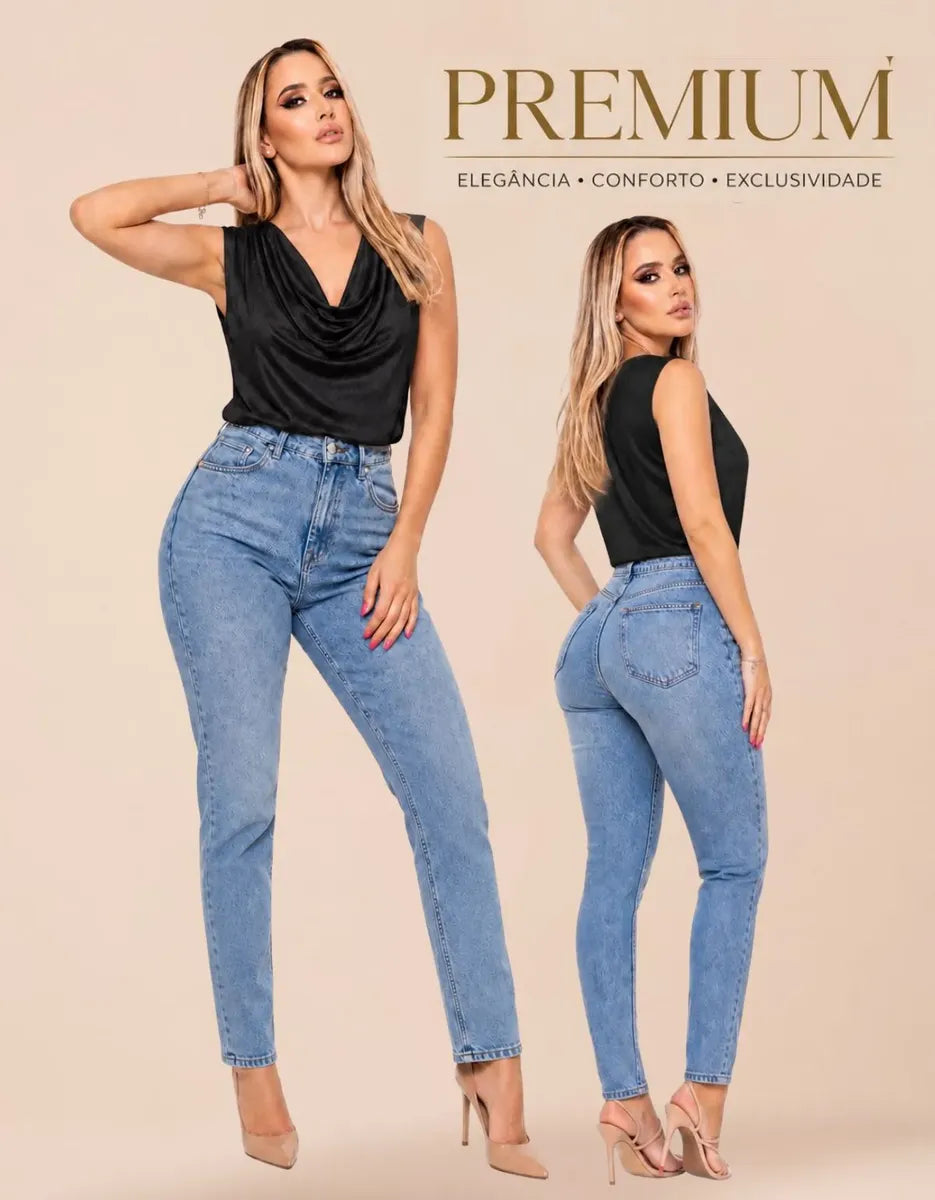 Blusa Feminina Regata Multiforma Social Casual Luxo