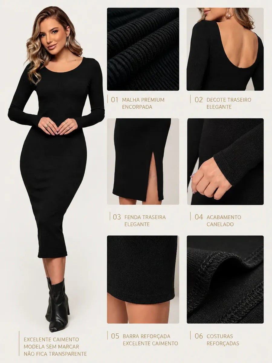 Vestido Midi Tubinho