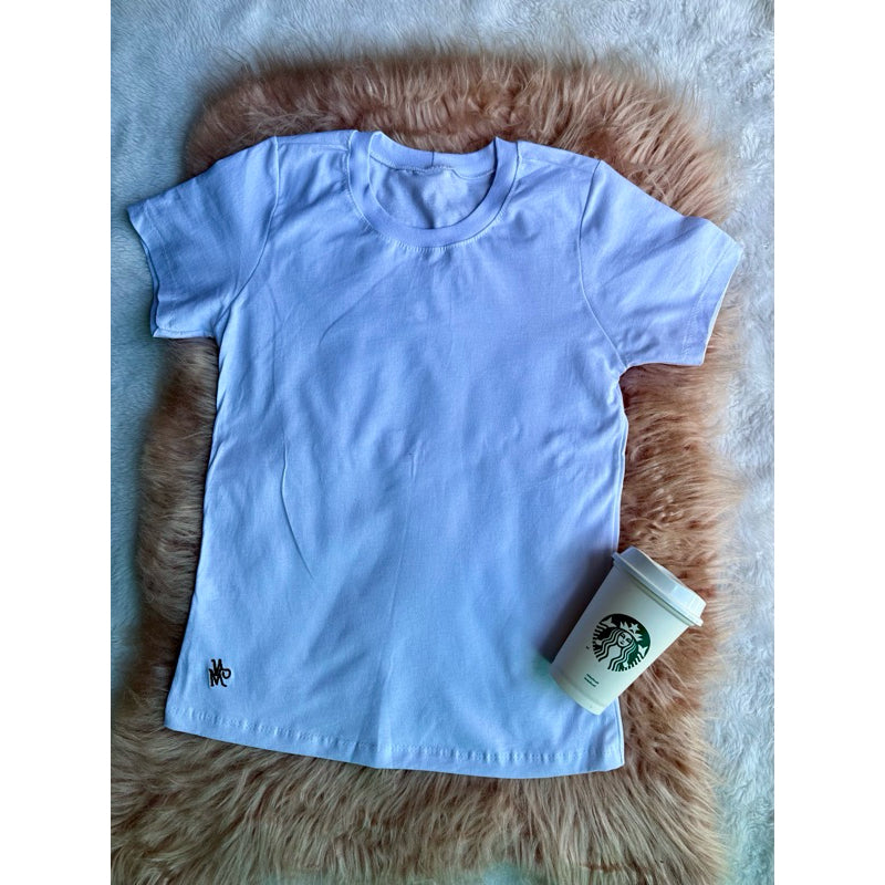 Camiseta T Shirt Algodão Gola Redonda Basica Lisa