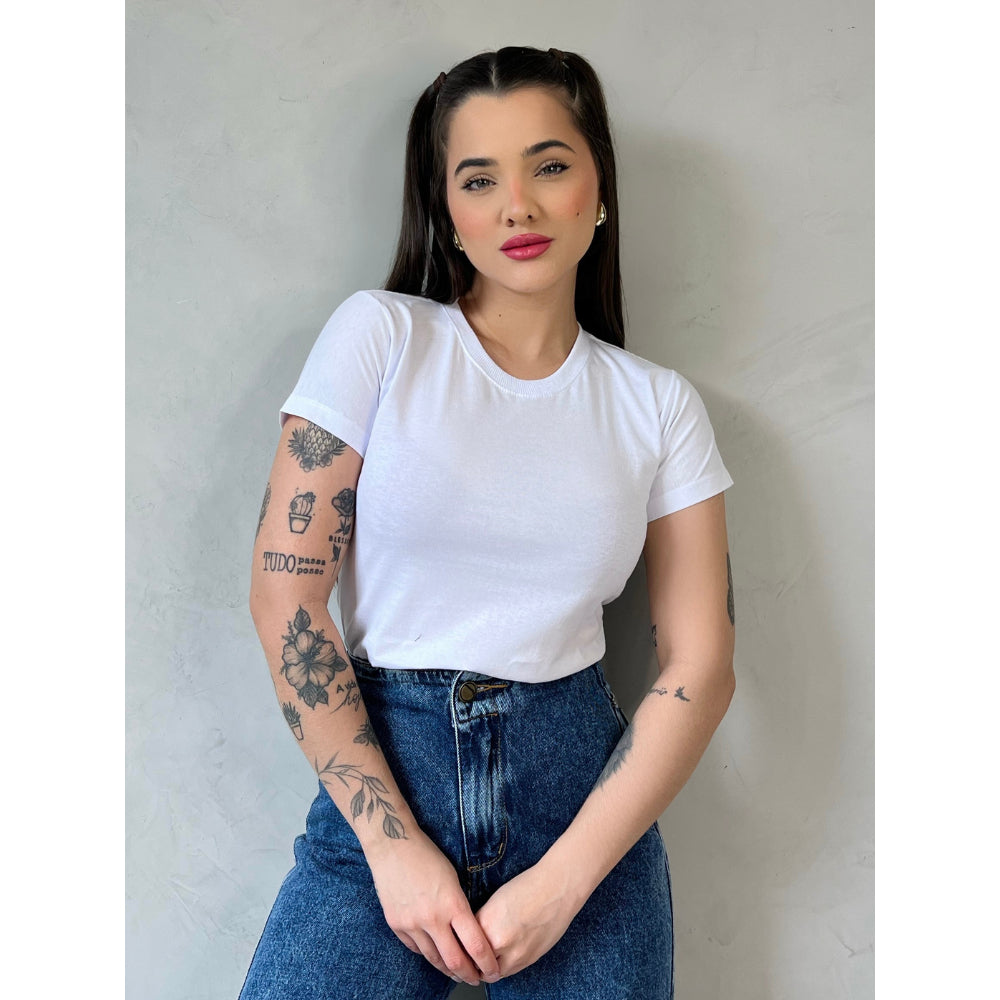 Blusa T-shirt Feminina Básica
