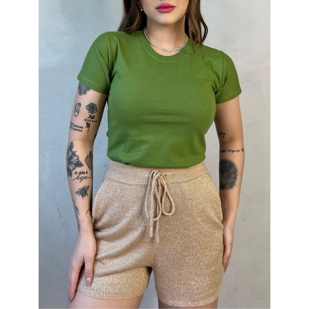 Blusa T-shirt Feminina Básica