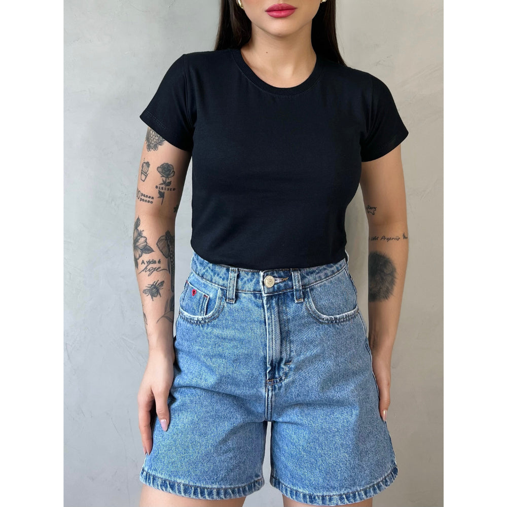 Blusa T-shirt Feminina Básica