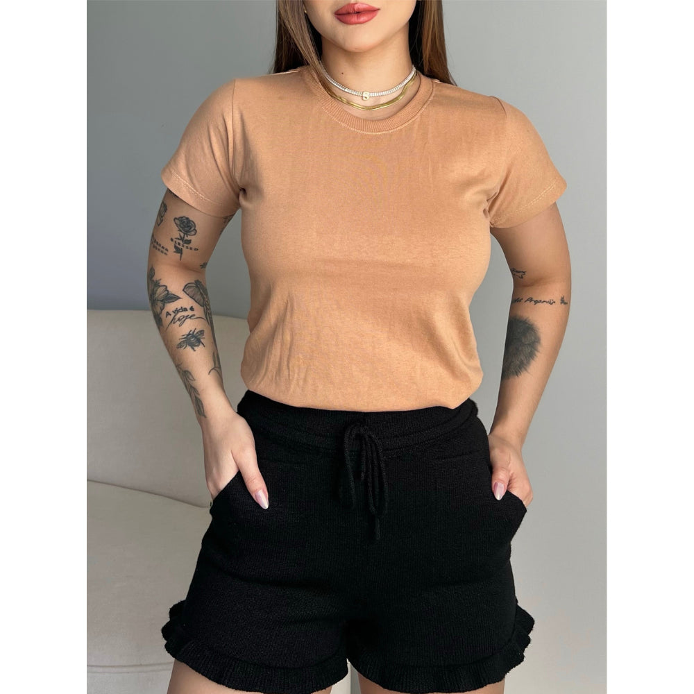 Blusa T-shirt Feminina Básica