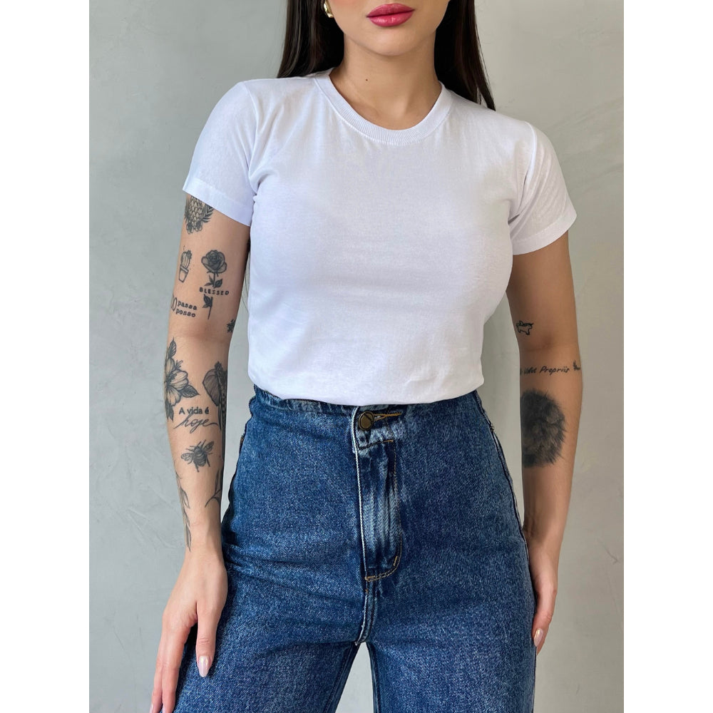 Blusa T-shirt Feminina Básica