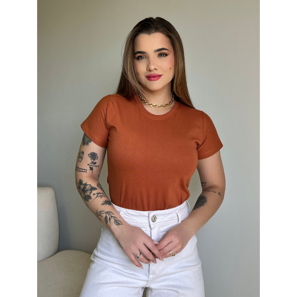 Blusa T-shirt Feminina Básica