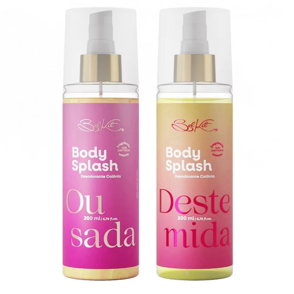 Body Splash FEMININO - 200ml - Perfume Colonia Desodorante Corporal Alta Fixação Dia e Noite