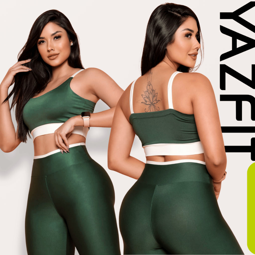 Conjunto Fitness Legging Top Calça
