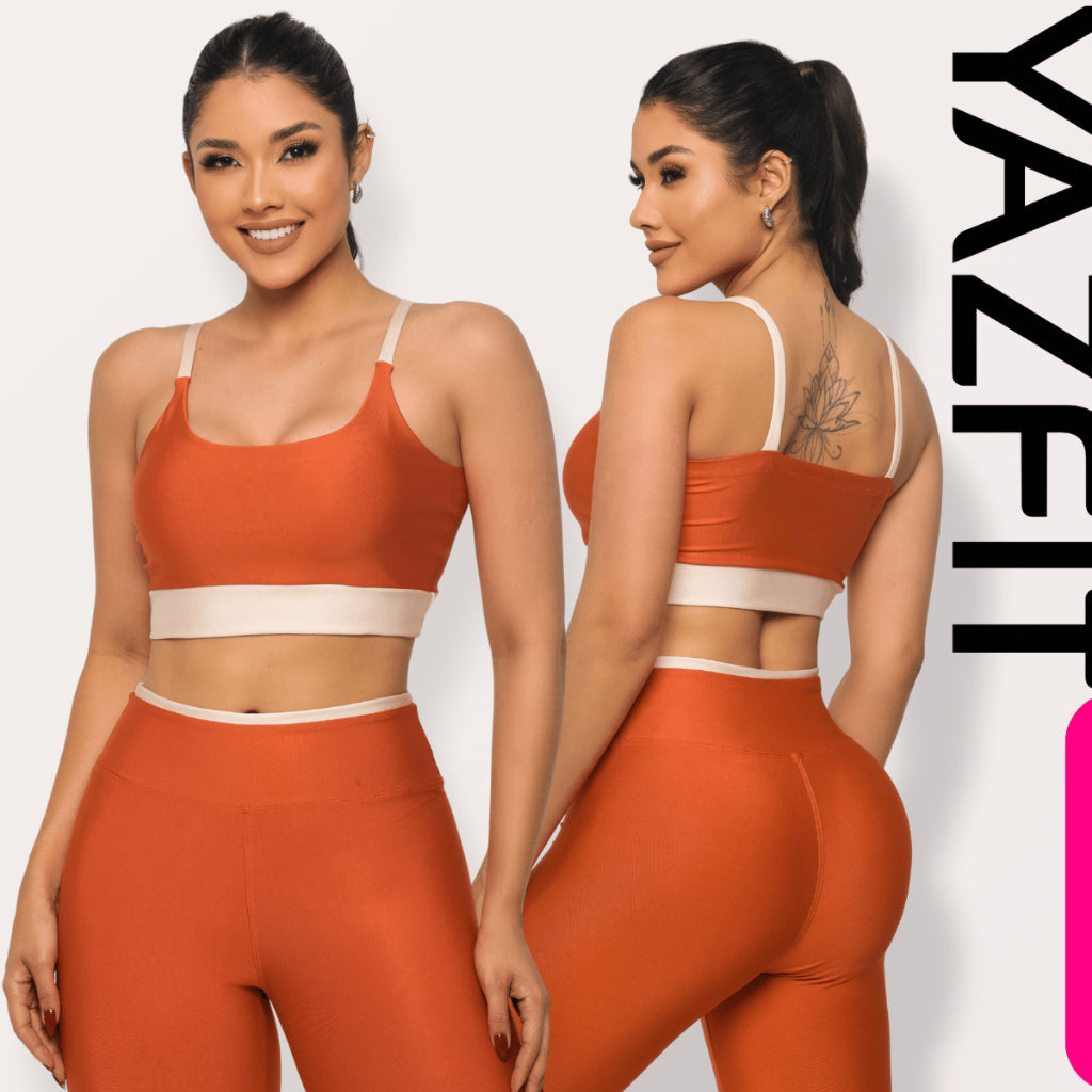 Conjunto Fitness Legging Top Calça