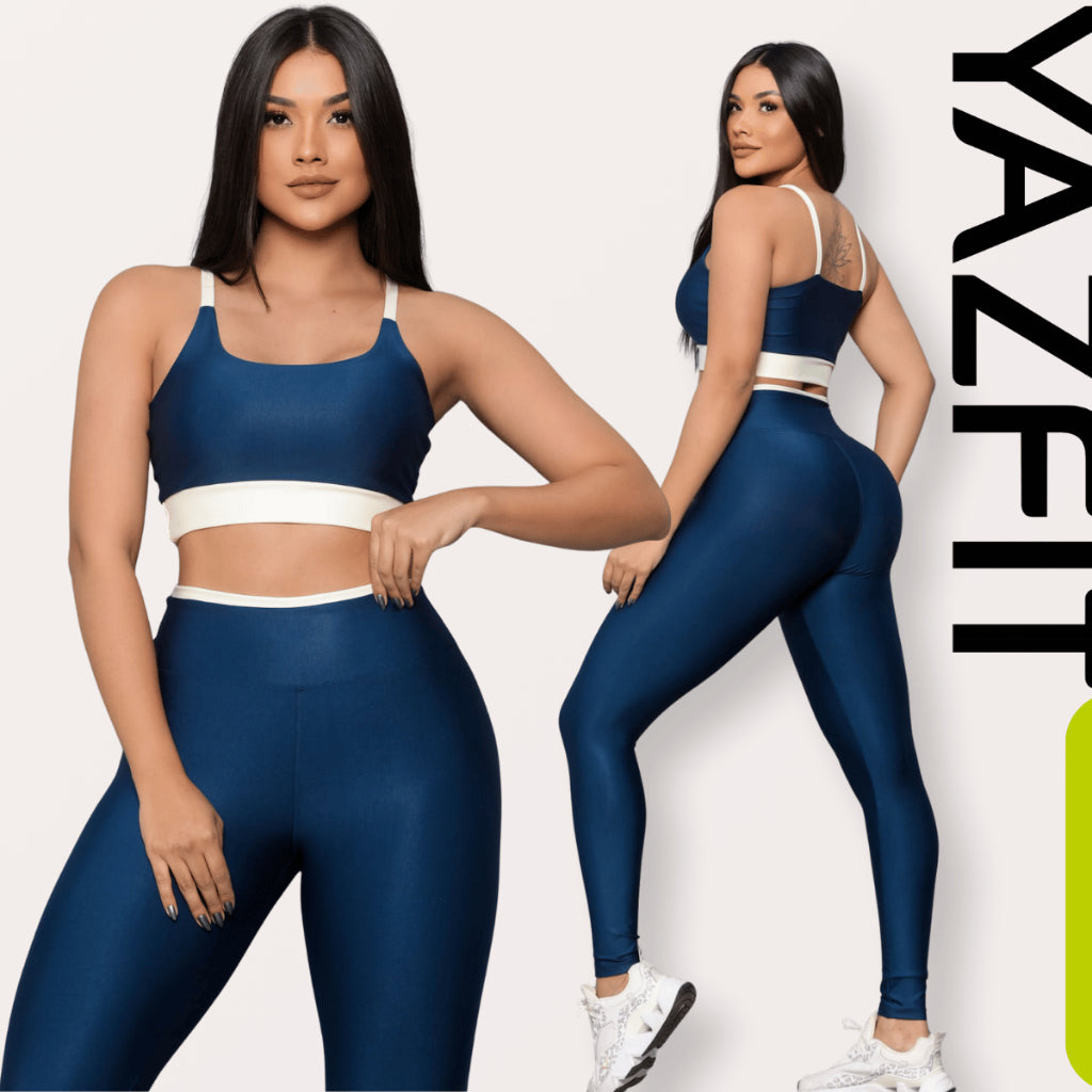 Conjunto Fitness Legging Top Calça