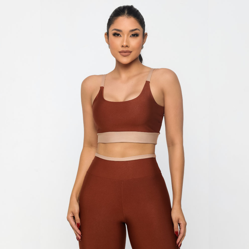 Conjunto Fitness Legging Top Calça