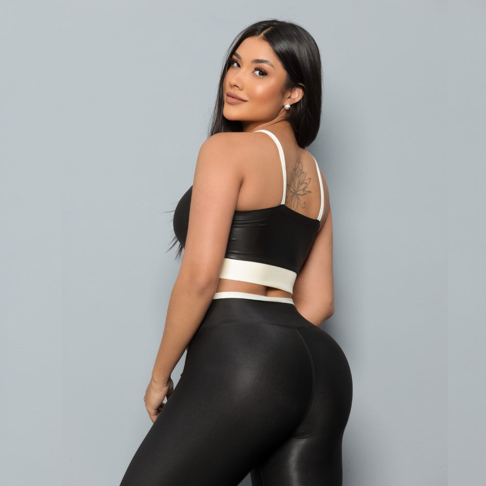 Conjunto Fitness Legging Top Calça
