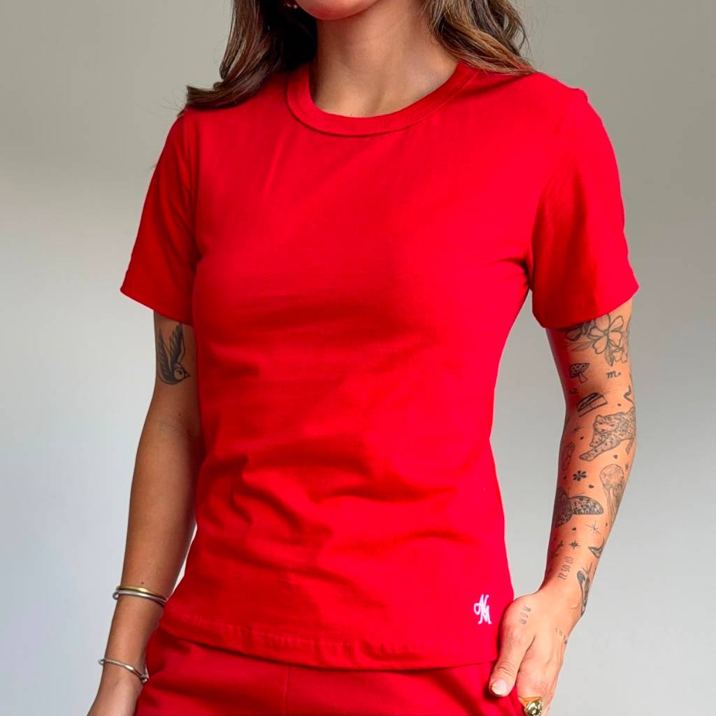 Camiseta T Shirt Algodão Gola Redonda Basica Lisa