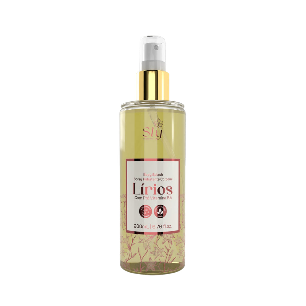 Body Splash Spray Desodorante Corporal Sly Pure Nature Cosméticos 200ml