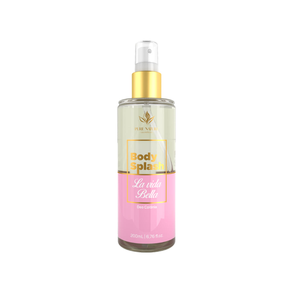 Body Splash Spray Desodorante Corporal Sly Pure Nature Cosméticos 200ml
