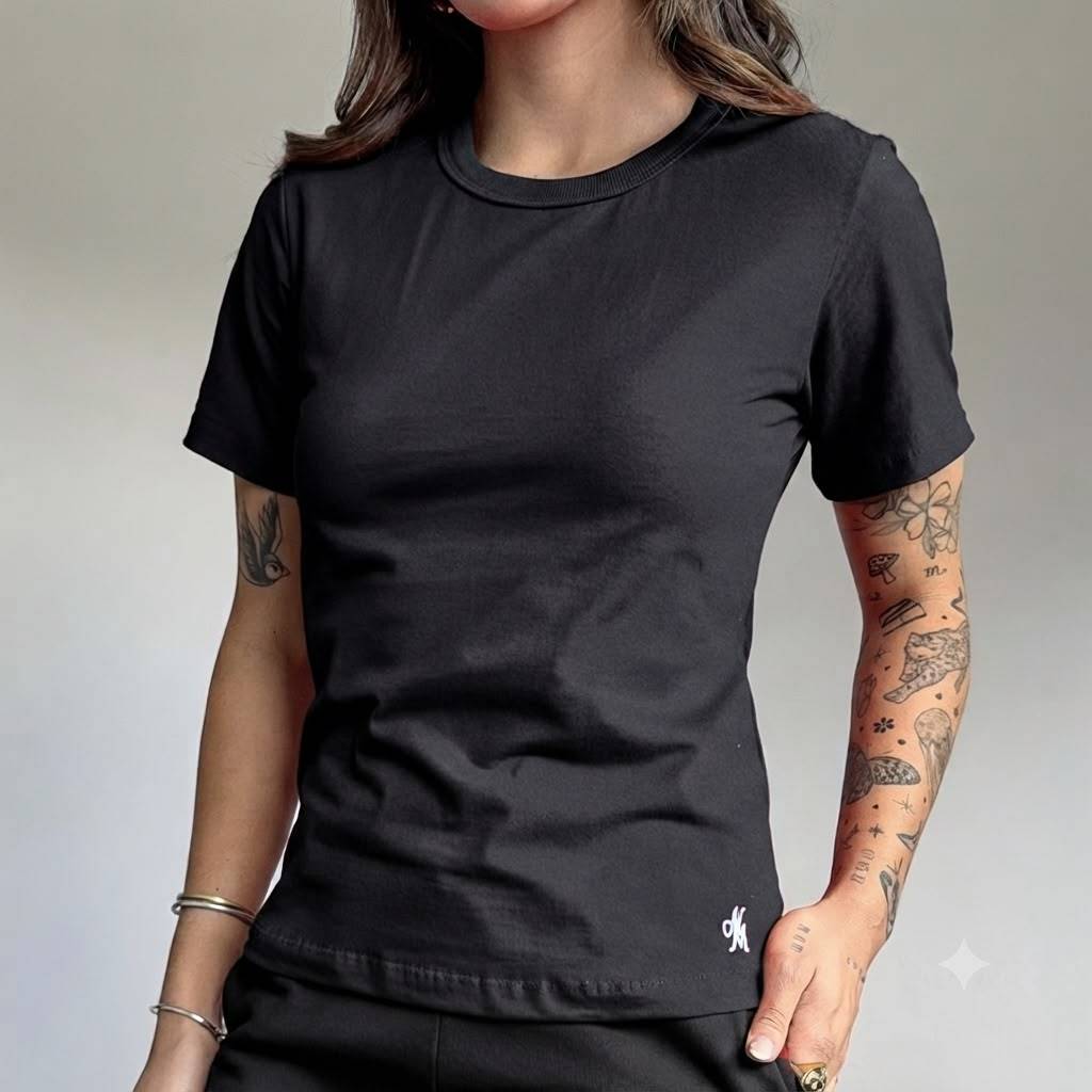 Camiseta T Shirt Algodão Gola Redonda Basica Lisa