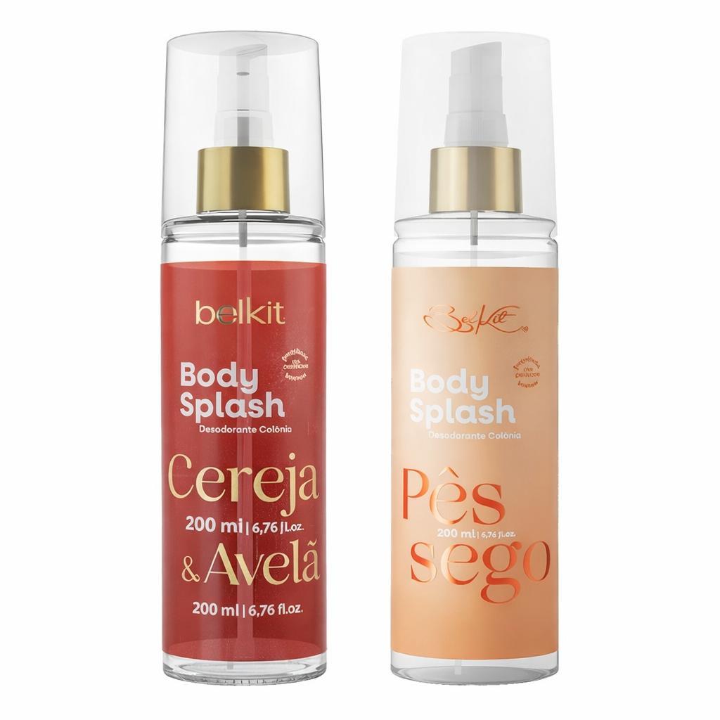 Body Splash FEMININO - 200ml - Perfume Colonia Desodorante Corporal Alta Fixação Dia e Noite