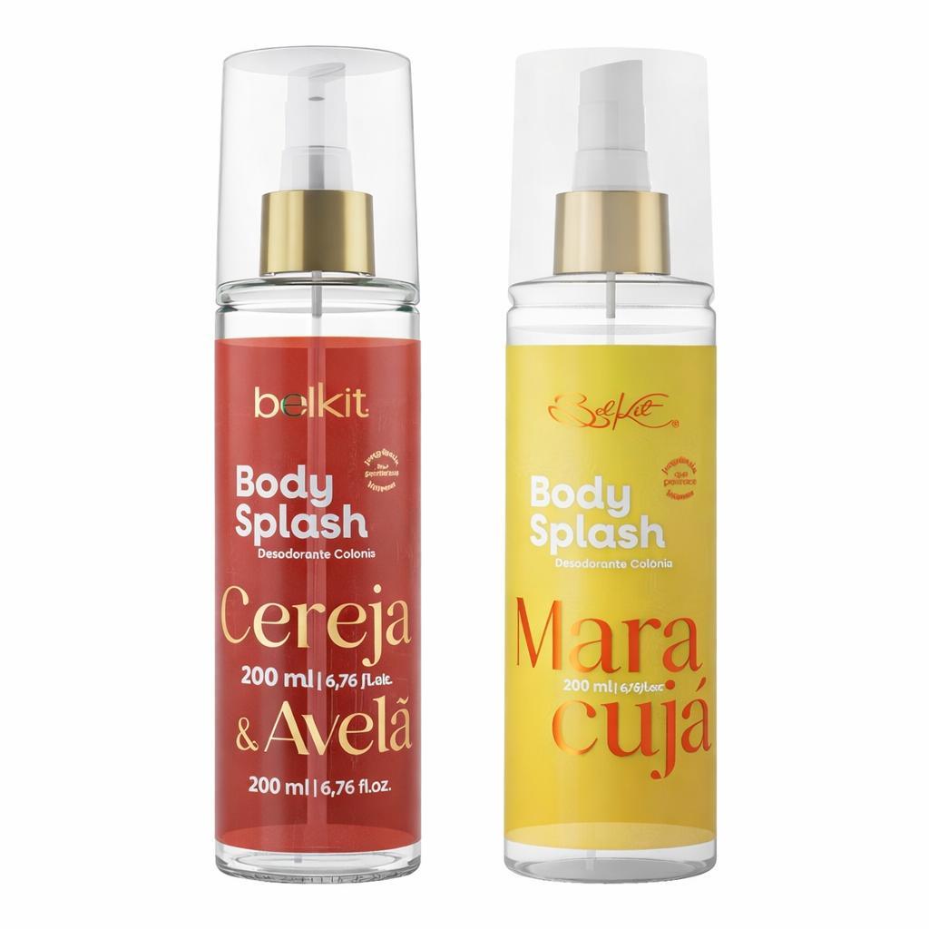 Body Splash FEMININO - 200ml - Perfume Colonia Desodorante Corporal Alta Fixação Dia e Noite