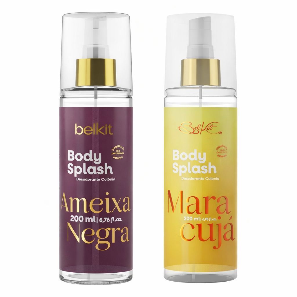 Body Splash FEMININO - 200ml - Perfume Colonia Desodorante Corporal Alta Fixação Dia e Noite