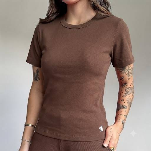 Camiseta T Shirt Algodão Gola Redonda Basica Lisa