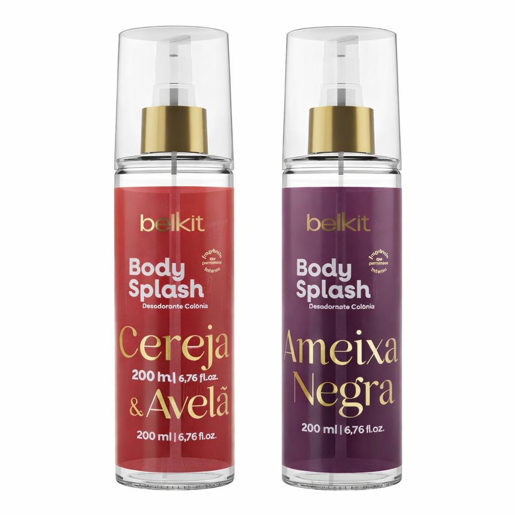 Body Splash FEMININO - 200ml - Perfume Colonia Desodorante Corporal Alta Fixação Dia e Noite