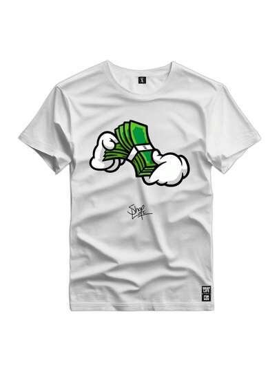 Camiseta Estampada 100%Algodão Streetwear - 2776